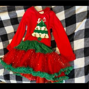 Christmas Tree tutu dress!